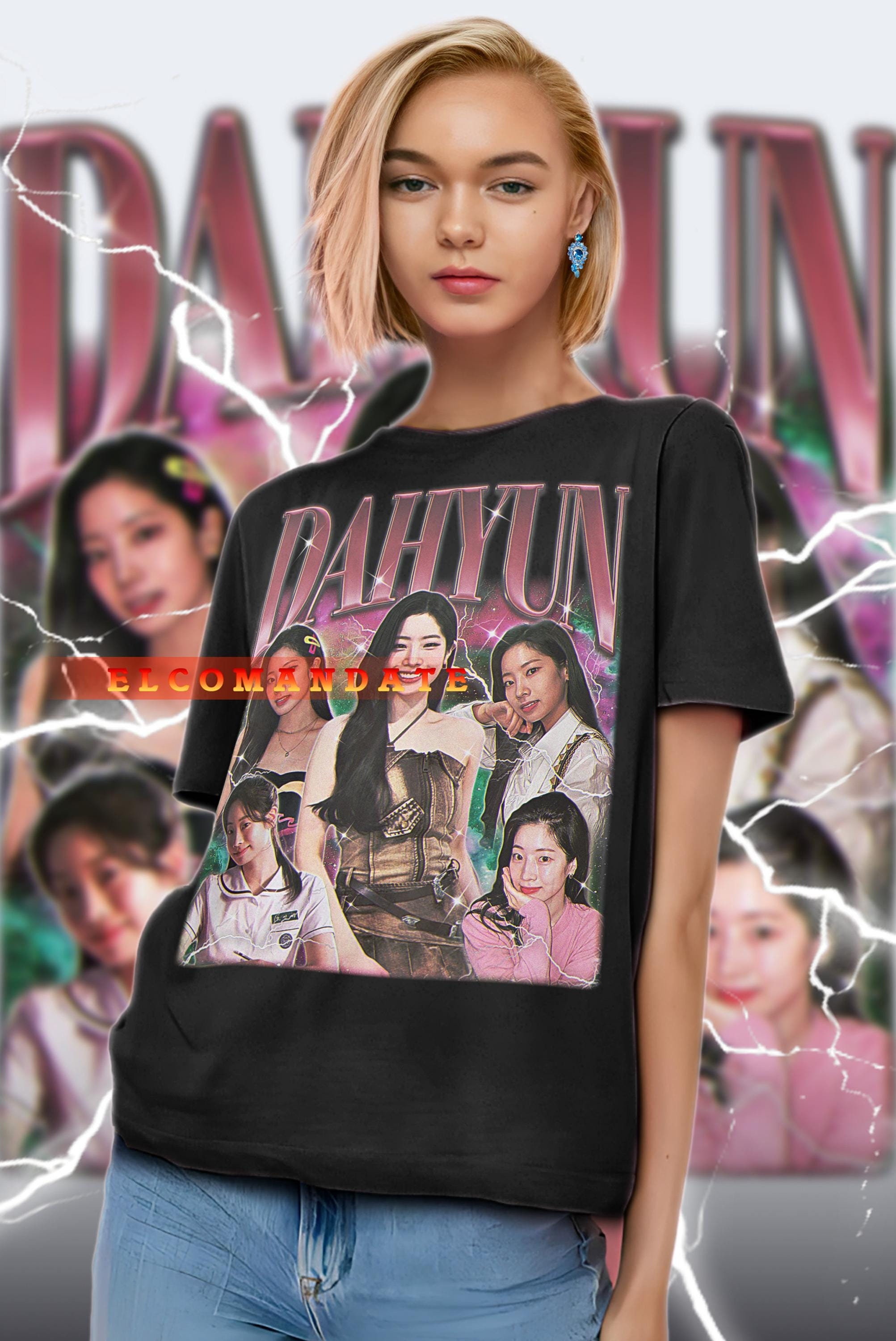 DAHYUN Twice Vintage Shirt, Twice Dahyun Homage Tshirt, Dahyun Fan