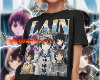 SERIAL EXPERIMENTS LAIN Vintage Shirt, Serial Experiments Lain