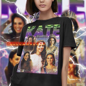 KATE MIDDLETON Vintage Shirt, Elizabeth Mittelalter Tshirt, Kate MIDDLETON Fan Tees, Kate MIDDLETON Retro 90er Jahre Pullover, Kate MIDDLETON Merch