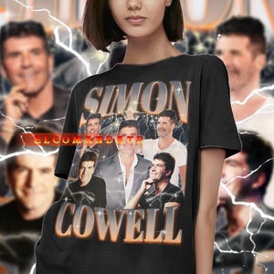 SIMON COWELL Vintage Shirt, Simon Cowell Homage Tshirt, Simon Cowell Fan Tees, Simon Cowell Retro 90s Sweater, Simon Cowell Merch Gift