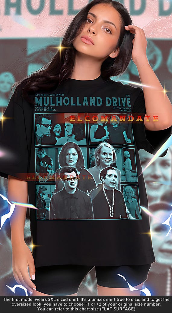 Mulholland Drive Shirt, Mulholland Drive Retro 90s Tshirt, Vintage