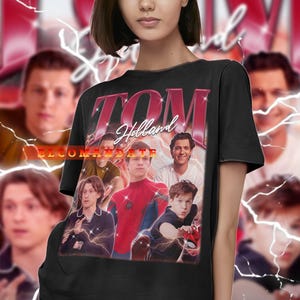 TOM HOLLAND Vintage Shirt, Tom Holland Homage Tshirt, Tom Holland Fan Tees, Tom Holland Retro 90s Sweater, Tom Holland Merch Gift, Holland