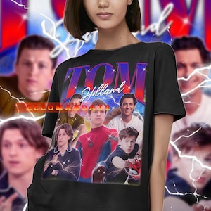 TOM HOLLAND Vintage Shirt, Tom Holland Homage Tshirt, Tom Holland Fan Tees, Tom Holland Retro 90s Sweater, Tom Holland Merch Gift, Holland