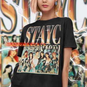 STAYC Shirt, StayC Vintage Shirt, StayC Retro 90s Tshirt, StayC Bootleg Tee, StayC Sweater, Sieun Tee, Seeun Shirt, Isa Sweatshirt