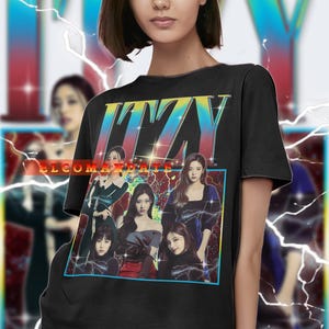 ITZY GIRL GROUP Vintage Shirt, Itzy Girl Group Homage Tshirt, Itzy Girl Group Fan Tees, Itzy Girl Group Retro 90s Sweater, Itzy Girl Group