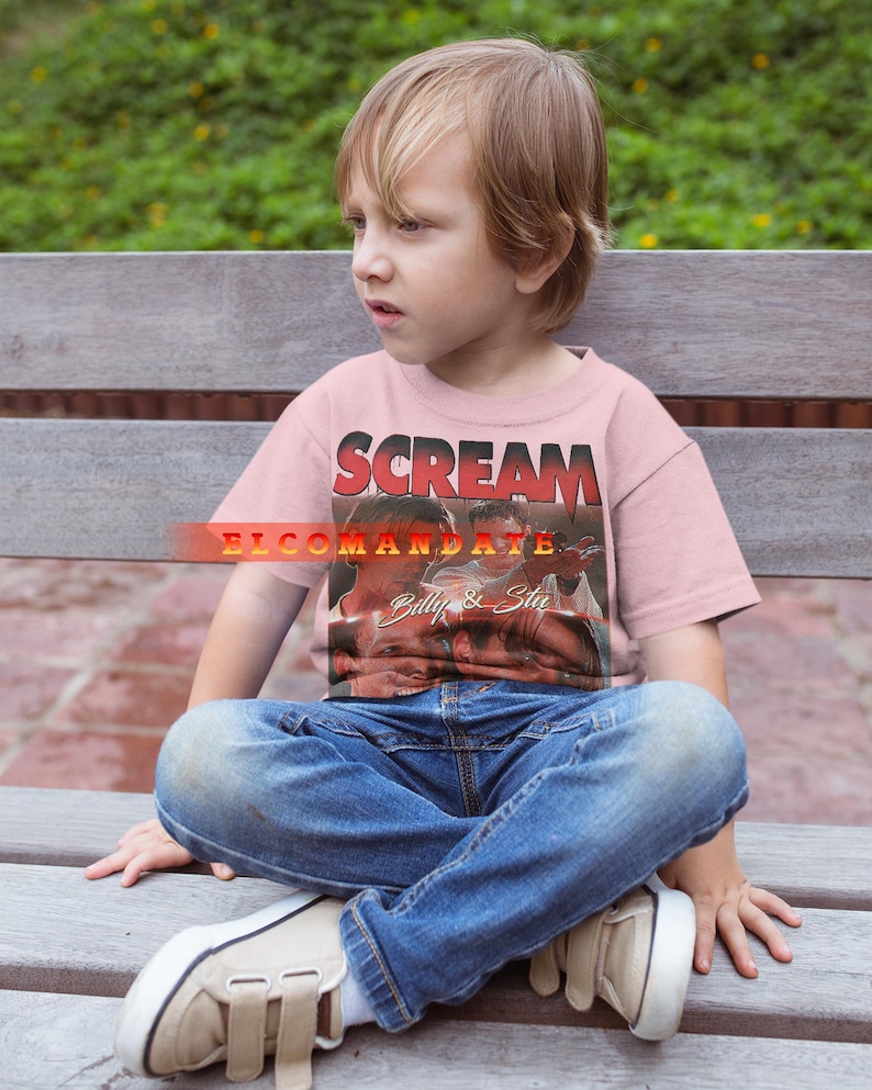 SCREAM Shirt, Screme Vintage Shirt, Screme Retro 90er Jahre Tshirt, Screme Bootleg T-Shirt, Screme Pullover, Matteh Lillard T-Shirt, Skeet Urich Shirt Bild 2