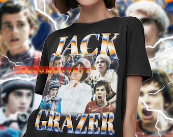 Camisa vintage de Jack Grazer, camiseta homenaje a Jack Grazer, camisetas de fans de Jack Grazer, suéter retro de Jack Grazer de los 90, regalo de merchandising de Jack Grazer, Jack