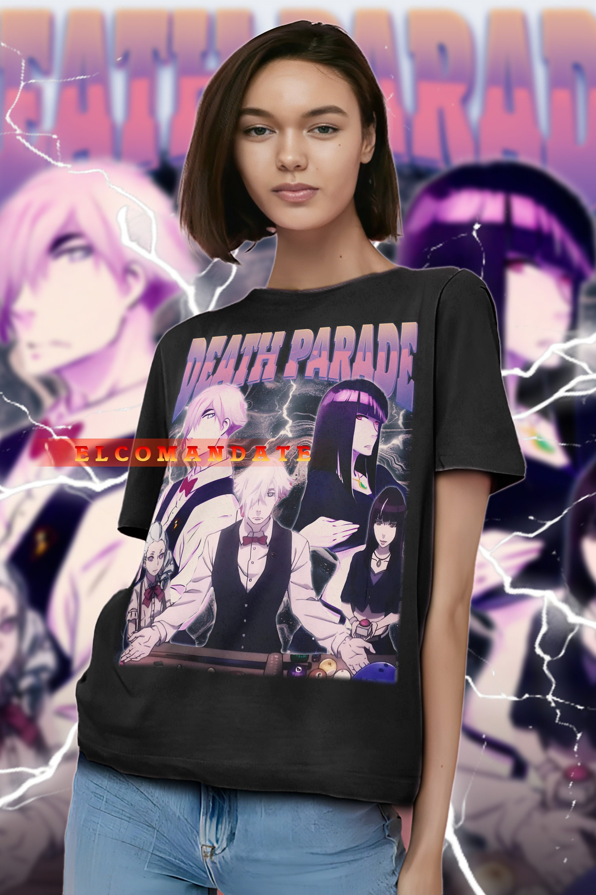 158436 Death Parade Soul Decim Chiyuki Fight Anime Wall Print