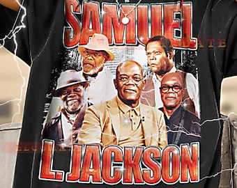 SAMUEL L JACKSON Bootleg Shirt, Samuel L Jackson Retro Tees, Bold Voice T-Shirt, Power Talk Longsleeve, Samuel L Jackson Vintage Sweater