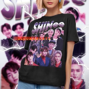 SHINEE Homage Shirt, SHINee Retro Shirt, SHINee 90s Tshirt, SHINee Bootleg Tee, SHINee Fan Tee