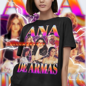 ANA DE ARMAS Shirt, Ana De Armas Vintage Shirt, Ana De Armas Retro 90s Tshirt, Ana De Armas Sweatshirt, Ana De Armas Longsleeve