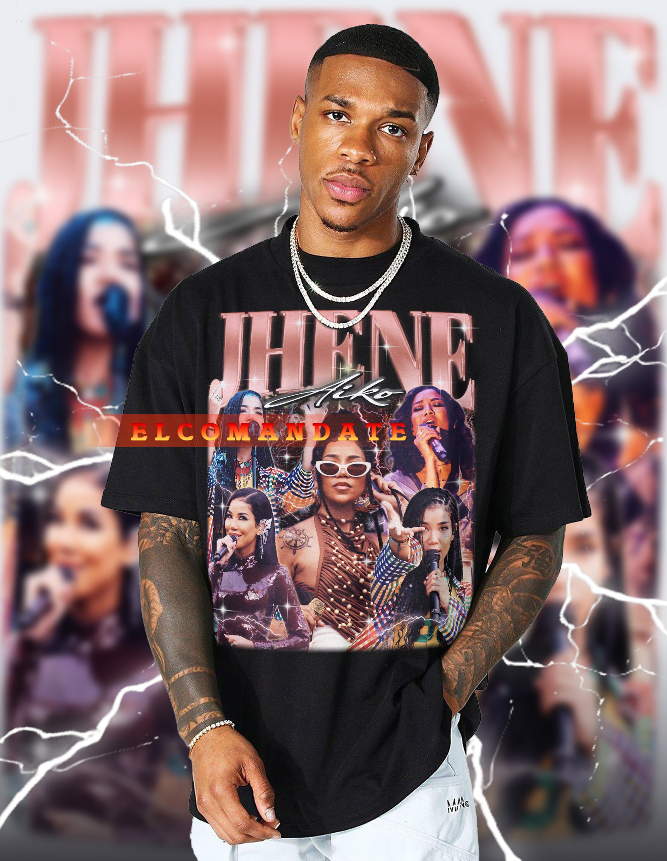 JHENE AIKO Singer Vintage Shirt Jhene Aiko Homage Tshirt - Etsy