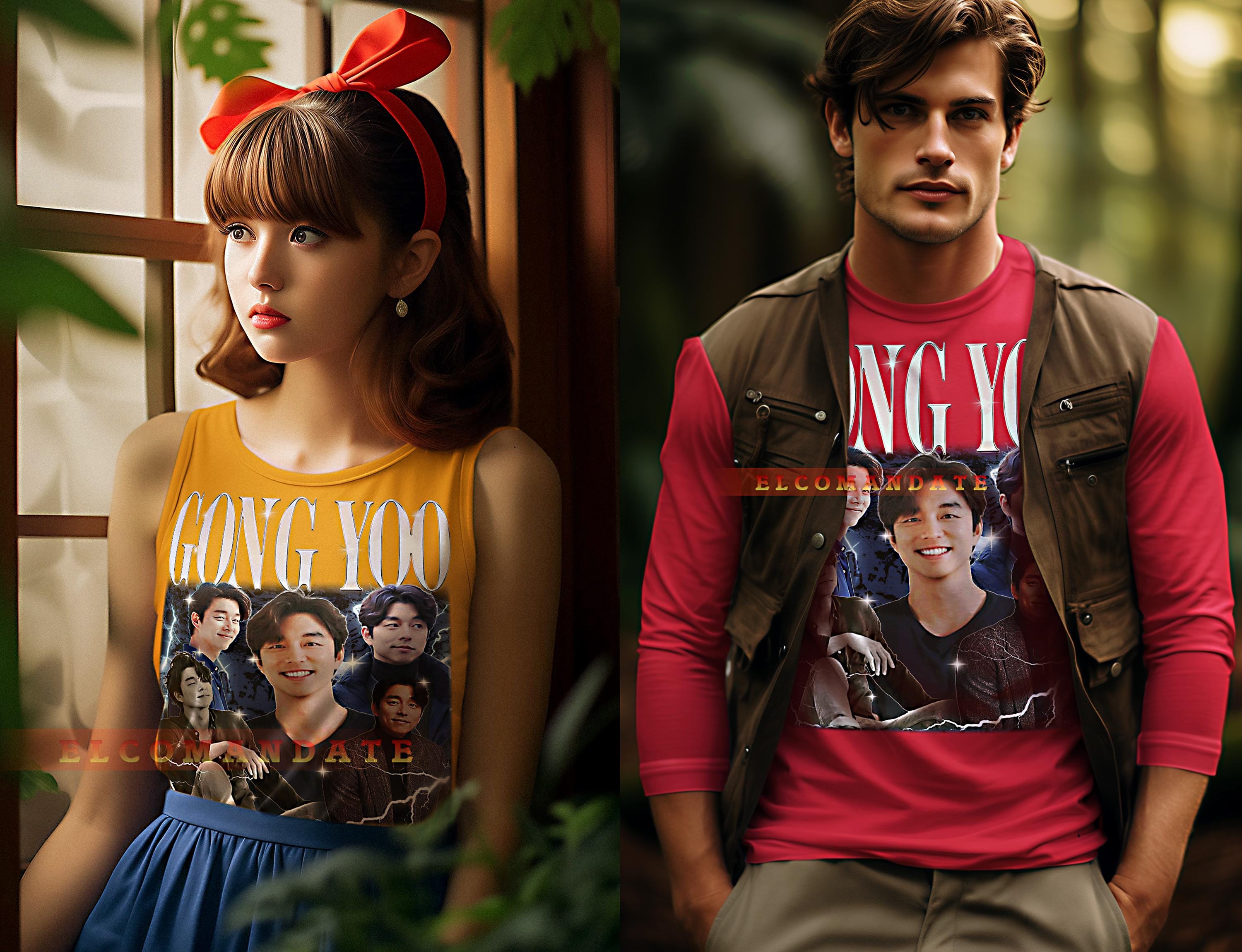 コン・ユ Tシャツ、コン・ユ 長袖、コン・ユ レトロシャツ、コン・ユ
