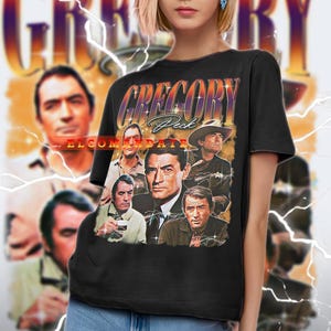 GREGORY PECK Shirt, Gregory Peck Vintage Shirt, Gregory Peck Retro 90s Tshirt, Gregory Peck Bootleg Tee, Gregory Peck Sweater
