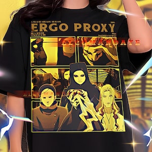 ERGO PROXY Shirt, Ergo Proxy Vintage Shirt, Ergo Proxy Retro Tshirt, Ergo Proxy Bootleg Tee, Re-l Mayer Shirt