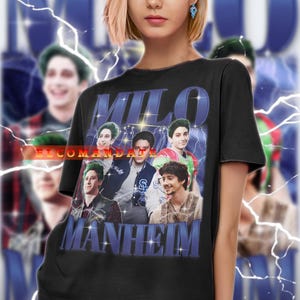 MILO MANHEIM Shirt [A], Milo Manheim Vintage Shirt, Milo Manheim Retro 90s Tshirt, Milo Manheim Bootleg Tee, Milo Manheim Sweater