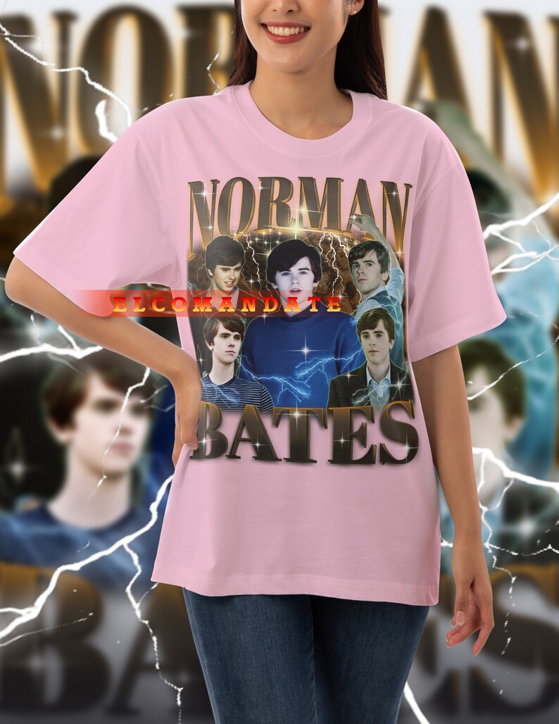 NORMAN BATES Vintage Shirt, Norman Bates Homage Tshirt, Norman Bates ...