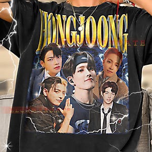 Hongjoong T-Shirt, Hongjoong Longsleeve, Hongjoong Retro Shirt, Hongjoong Vintage Tee, Hongjoong Bootleg Shirt