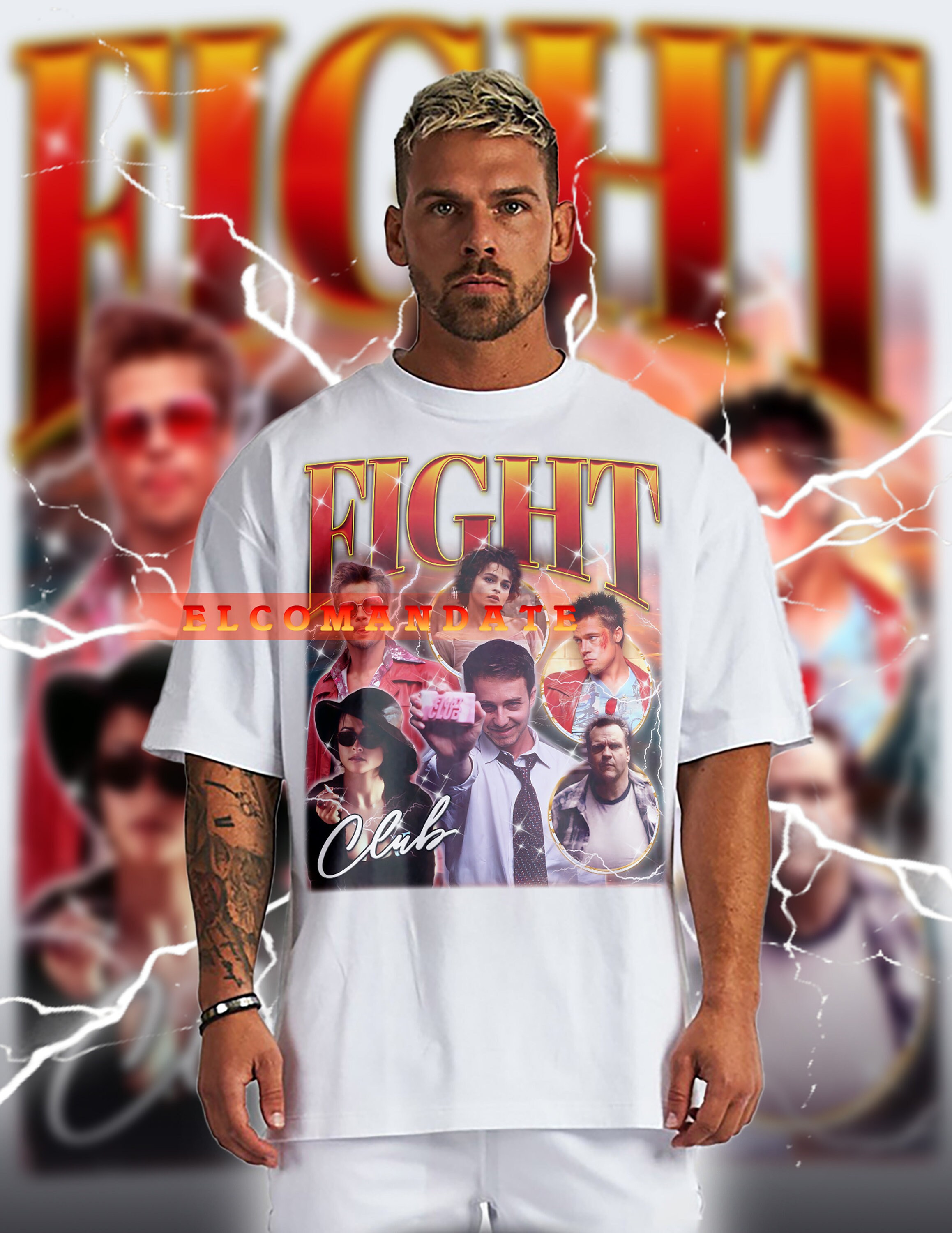 トップス Fight Club Vintage Shirt Vintage Fight Club T-Shirt - XL – Justin Reed