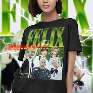 Maglietta Stray Kids, Felix Stray Kids, Merchandising Kpop, Maglietta Kpop, Maglietta Felix, Merchandising Stray Kids, Merchandising Felix, Felix SKZ, Maglietta SKZ Felix