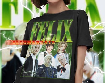 Stray Kids T-Shirt, Felix Stray Kids, Kpop Merch, Kpop T-Shirt, Felix T-Shirt, Stray Kids Merch, Felix Merch, Felix SKZ, SKZ Felix Shirt