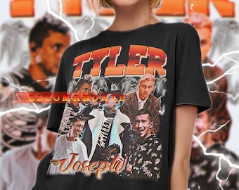 TYLER JOSEPH Vintage Shirt, Tyler Joseph Homage Tshirt, Tyler Joseph Fan Tees, Tyler Joseph Retro 90s Sweater, Tyler Joseph Merch Gift