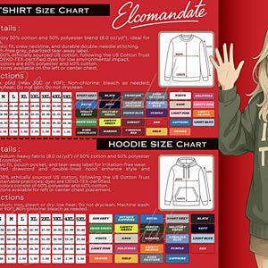 a woman in a green shirt is standing next to a red background