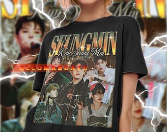 SEUNGMIN Shirt, Seungmin Vintage Shirt, Seungmin Retro 90s Tshirt, Seungmin Bootleg Tee, Seungmin Sweater