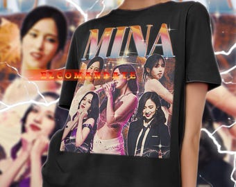 MINA Shirt, Mina Vintage Shirt, Mina Retro 90s Tshirt, Mina