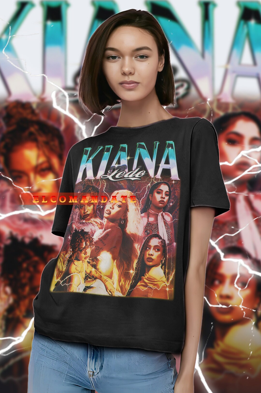 KIANA LEDE Vintage Shirt, Kiana Lede Homage Tshirt, Kiana Lede Fan Tees
