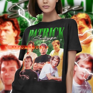 PATRICK SWAYZE Vintage Shirt, Patrick Swayze Homage Tshirt, Patrick Swayze Fan Tees, Patrick Swayze Retro 90s Sweater, Patrick Swayze Merch