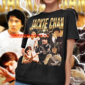 JACKIE CHAN Shirt, Jackie Chan Vintage Shirt, Jackie Chan Retro 90s Tshirt, Jackie Chan Bootleg Tee, Jackie Chan Sweater, Martial Arts Icon