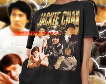 JACKIE CHAN Shirt, Jackie Chan Vintage Shirt, Jackie Chan Retro 90s Tshirt, Jackie Chan Bootleg Tee, Jackie Chan Sweater, Martial Arts Icon