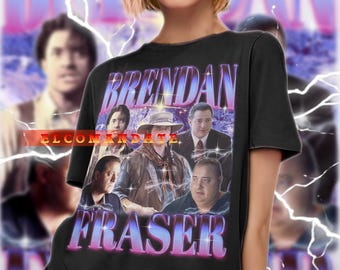 BRENDAN FRASER Shirt, Brendan Fraser Vintage Shirt, Brendan Fraser Retro 90s Tshirt, Brendan Fraser Sweatshirt, Brendan Fraser Longsleeve