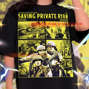 Saving Private Ryan Shirt, Private Ryan Vintage Shirt, Saving Ryan Retro Tshirt, Ryan Bootleg Tee, Tom Hanks Shirt