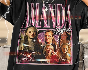 Camiseta pirata de Amanda Seyfried, camisetas retro de Amanda Seyfried, camiseta de Sophie Sheridan, brillo de musical pop, suéter vintage de Amanda Seyfried