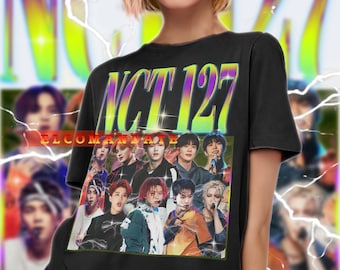 Chemise NCT 127, chemise vintage Nct 127, t-shirt rétro des années 90 Nct 127, t-shirt bootleg Nct 127, pull Nct 127, chemise Johnny Suh, t-shirt Taeyong