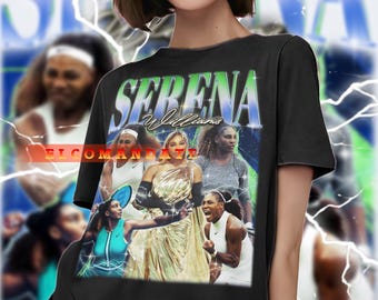 Camiseta de SERENA WILLIAMS, camiseta vintage de Serena Williams, camiseta retro de Serena Williams de los 90, sudadera de Serena Williams, camisetas de Serena Williams