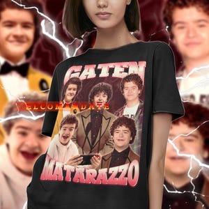 GATEN MATARAZZO Vintage Shirt, Gaten Matarazzo Homage Tshirt, Gaten Matarazzo Fan Tees, Gaten Matarazzo Retro 90s Sweater, Gaten Matarazzo