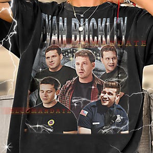 Camiseta pirata de Evan Buckley, camisetas retro de Evan Buckley, camiseta Loyal Fireheart, camiseta de manga larga Rescue Cool, suéter vintage de Buckley