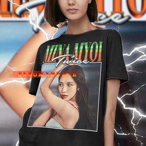 MINA MYOI TWICE Vintage Shirt, Mina Myoi Hommage Tshirt, Mina Myoi Fan Tees, Mina Myoi Retro 90er Jahre Pullover, Mina Myoi Merch Geschenk
