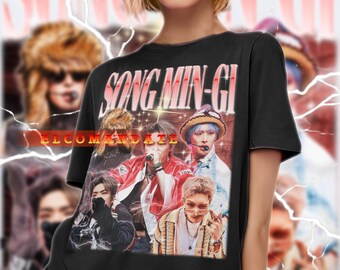 SONG Min-gi ATEEZ Shirt, Song Min-gi Vintage Shirt, Song Min-gi