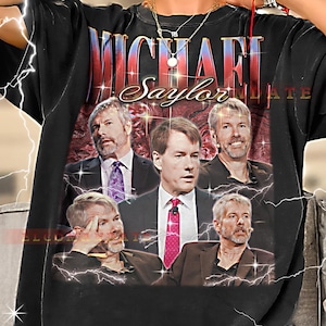 MICHAEL SAYLOR Bootleg Shirt, Michael Saylor Retro Tees, MicroStrategy Mind T-Shirt, Bitcoin Maximalist Longsleeve, Michael Saylor Sweater