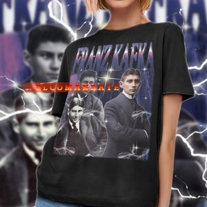 FRANZ KAFKA Shirt, Franz Kafka Vintage Shirt, Franz Kafka Retro 90er Tshirt, Franz Kafka Bootleg Tee, Franz Kafka Sweater