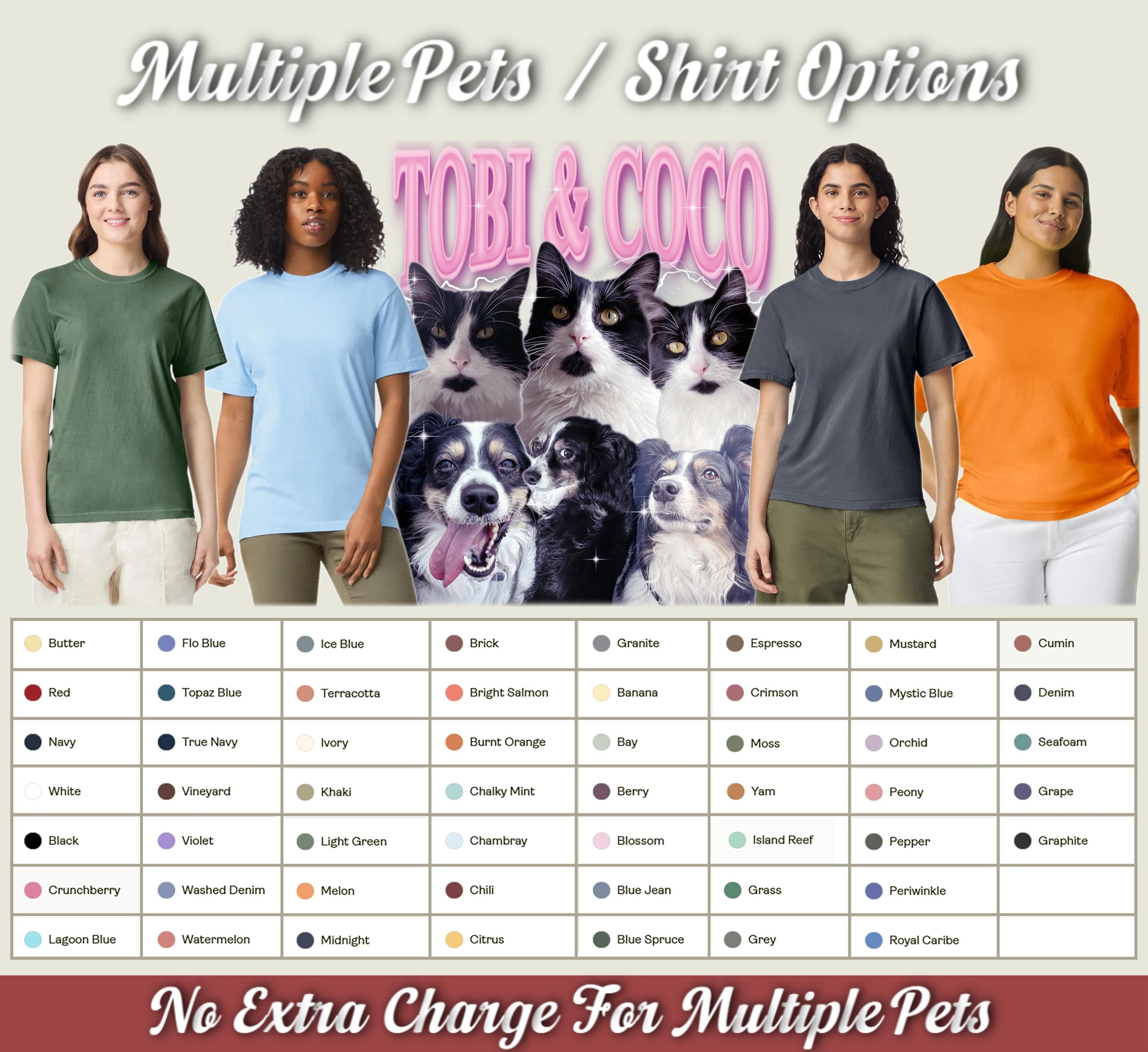 Komfortfarben Hundeliebhaber T-Shirt Benutzerdefiniertes