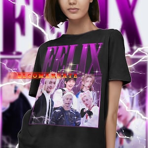 Maglietta Stray Kids, Felix Stray Kids, Merchandising Kpop, Maglietta Kpop, Maglietta Felix, Merchandising Stray Kids, Merchandising Felix, Felix SKZ, Maglietta SKZ Felix