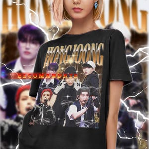 HONGJOONG Shirt, Hongjoong Vintage Shirt, Hongjoong Retro 90s Tshirt, Hongjoong Bootleg Tee, Hongjoong Sweater, ATEEZ Tee