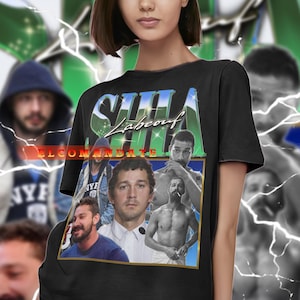 SHIA LABEOUF Vintage Shirt, Shia Labeouf Homage Tshirt, Shia Labeouf Fan Tees, Shia Labeouf Retro 90s Sweater, Shia Labeouf Merch Gift