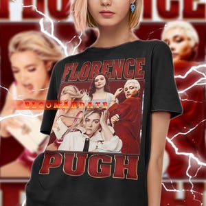 FLORENCE PUGH Shirt, Florence Pugh Vintage Shirt, Florence Pugh Retro 90s Tshirt, Florence Pugh Bootleg Tee, Florence Pugh Sweater
