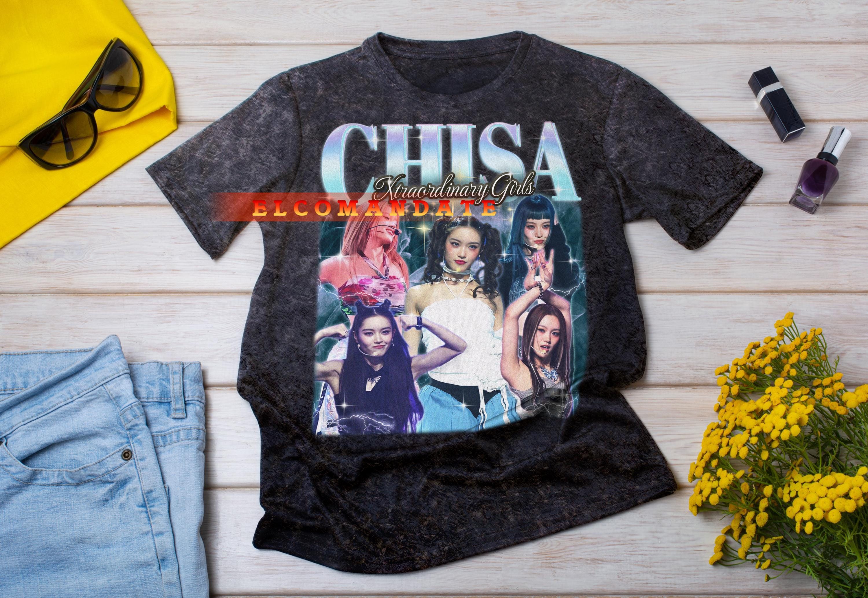CHISA XG シャツ、Chisa ヴィンテージ シャツ、Chisa レトロ 90s T